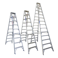 Indalex Double Sided Aluminium Step Ladder - 180kg Rated
