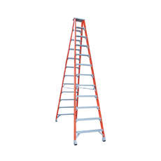 Indalex 150kg 12 Step Fibreglass Double Sided Step Ladder - Ladder Height - 3.70 m