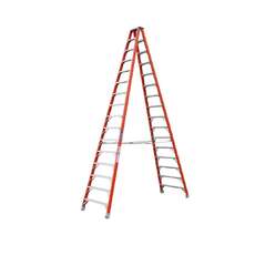 Indalex 16 Step Fibreglass Double Sided Step Ladder - Ladder Height - 4.90 m