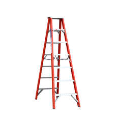 Indalex 150KG 7 Step Fibreglass Double Sided Step Ladder - Ladder Height - 2.1 m