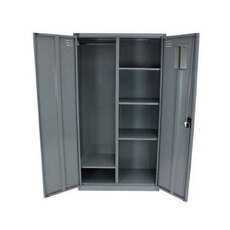 Metal Industrial Personal Wardrobe - Double Doors With Lock