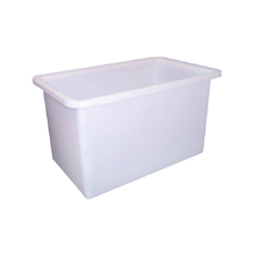 130L Plastic Poly Tank Container - White