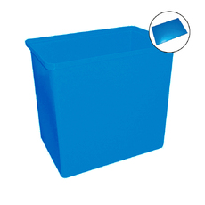 170L Blue Plastic Poly Tank Container + Lid