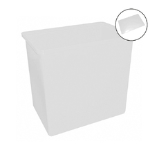 170L White Plastic Poly Tank Container + Lid