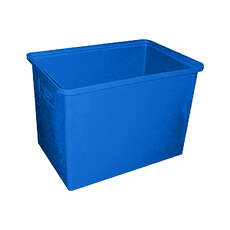 322L Plastic Poly Tank Container - Blue