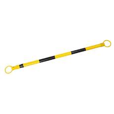 Traffic Cone Retractable Bar - Black/Yellow