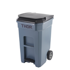 190L THOR Step-On Rollout Bin - Grey