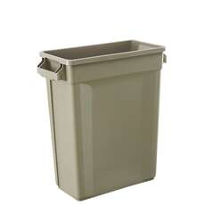 60L SVELTE Slimline Rectangular Plastic Bin - Beige