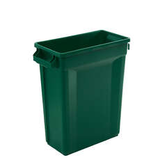 60L SVELTE Slimline Rectangular Plastic Bin - Green