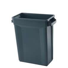 60L SVELTE Slimline Rectangular Plastic Bin - Grey