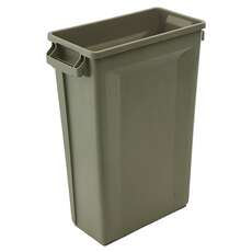 87L Svelte Slimline Rectangular Plastic Bin - Beige