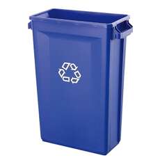 87L Svelte Slimline Rectangular Recycling Bin - Blue