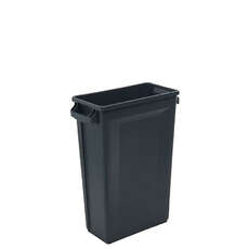 46L SVELTE Slimline Rectangular Plastic Bin - Grey