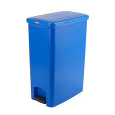 68L Svelte Step-On Commercial Pedal Waste Bin - Blue