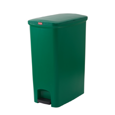 68L Svelte Step-On Commercial Pedal Waste Bin - Green