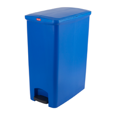 90L Svelte Step-On Commercial Pedal Waste Bin - Blue