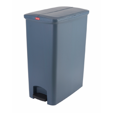 90L Svelte Step-On Commercial Pedal Waste Bin - Grey