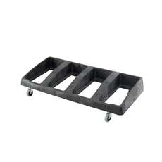 Svelte Plastic 4 Compartment Dolly to Suit RT1211, RT1213 - Black