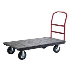 540kg Rated OEASY Platform trolley with 200mm pneumatic castors