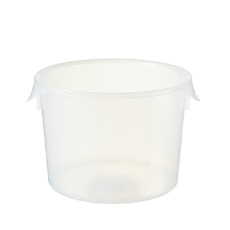 11.4 Litre Round Storage Container  - Semi Clear Polypropylene