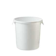 3.8 Litre Round Storage Container - White