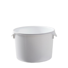 11.4 Litre Round Storage Container - White