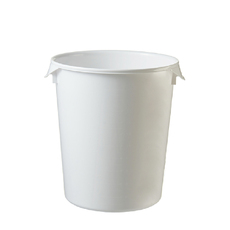 20.8 Litre Round Storage Container - White