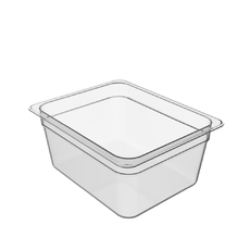 8.8 Litre Cold Food Pan, 1/2 Size, PolyCarbonate, BPA-free