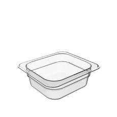 1.1 Litre Cold Food Pan, 1/6 Size, PolyCarbonate, BPA-free