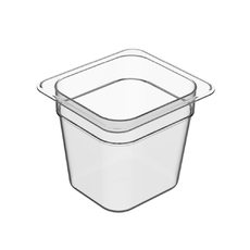 2.4 Litre Cold Food Pan, 1/6 Size, PolyCarbonate, BPA-free