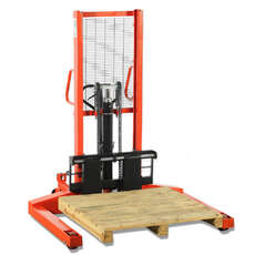 1000kg Vertical Manual Hand Walkie Stacker