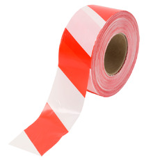 Safety Tape Red/White Tape 500m