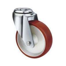 100mm TE22UNI_H Stainless Steel Poly CASTORS