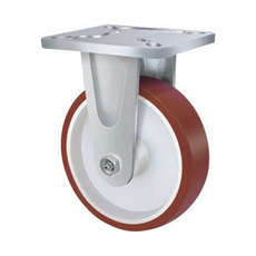 400kg Rated Urethane Castor - 160mm - Fixed