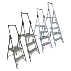 Indalex Slimline Platform Ladder - 120kg Rated