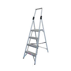 Indalex 120KG 4 Step Slimline Platform Ladder - 1.2m