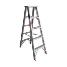Indalex 120KG 5 Step Double Sided Aluminium Step Ladder
