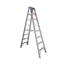 Indalex 120KG 8 Step Double Sided Aluminium Step Ladder