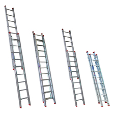 Indalex Aluminium Extension Ladder - 135kg Rated