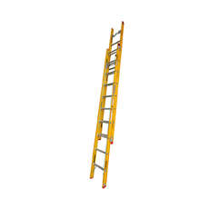 Indalex Fibreglass Extension Ladder - 4.0m to 6.7m - 135kg