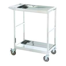 200Kg Rated Two Tier Stainless Steel Platform Trolley