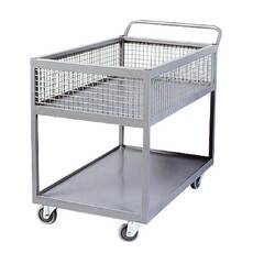 340kg Rated Stock / Order Picking Trolley - 2 Deck