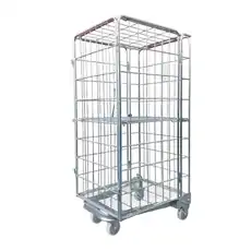 500kg Rated 4 Sided Nesting Roll Cage