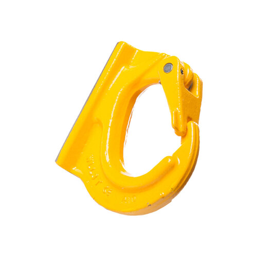Grade 80 Alloy Steel Excavator Hook with Safety Latch (weld on) - EXCAVATOR HOOK W.L.L - 2T