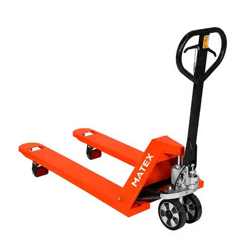 2T Rated Hand Brake Pallet Jack - 1150mm Fork Length