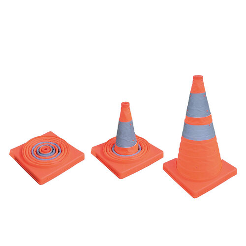Traffic Cone - Collapsible Orange - 450mm