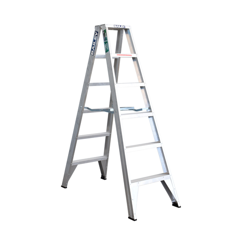 Bailey 150KG 6 Step Double Sided Aluminium Step Ladder