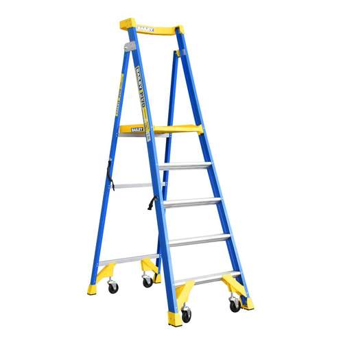 Bailey 5 Step Fibreglass Platform Ladder - 170kg Rated