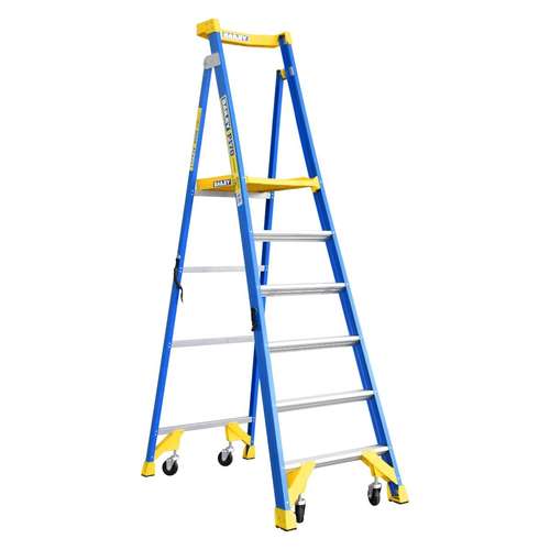Bailey 170kg 6 Step Fibreglass Platform Ladder 1.80 m