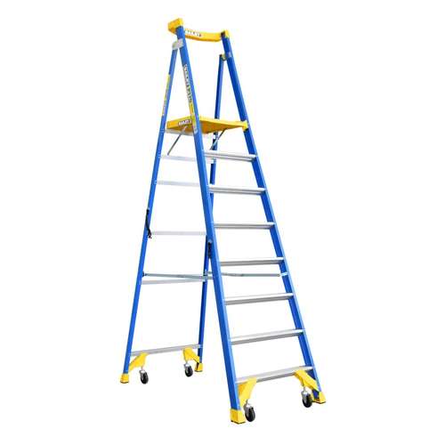 Bailey 170kg 8 Step Fibreglass Platform Ladder 2.32 m